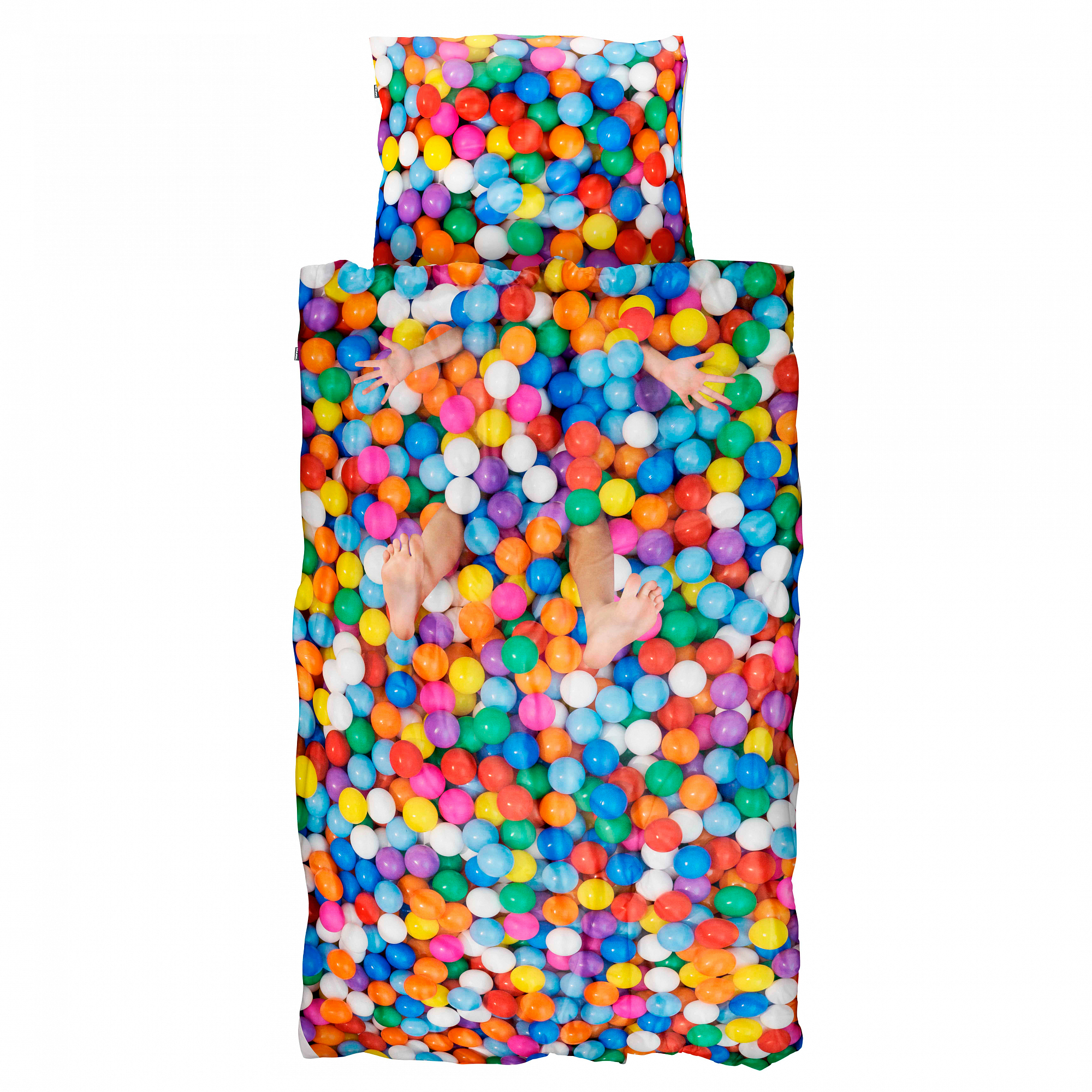 Детское постельное белье односпальное "Бассейн с шариками" 150х200 см SNURK  335411 Разноцветный  - Вид №3