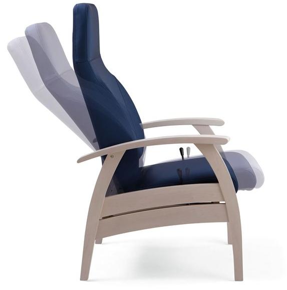 PIAVAL Кресло Recliner из ткани с подлокотниками Relax compact | health & care 26-63/r - Вид №4