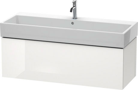 LC617906969 Тумбочка подвесная L-Cube #LC6179 1184 x 459 мм Орех брашированный (натуральный шпон) Duravit - Вид №2