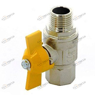 Кран шаровый для газа НВ LONDON бабочка ITAP 3/4" 06934