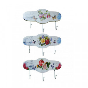 226615 Панно с крючками 34 х 4 х 20 см Мультицвет