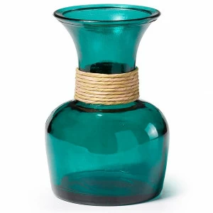 Ваза стеклянная зеленая Sharel от La Forma LA FORMA - 343111 Голубой