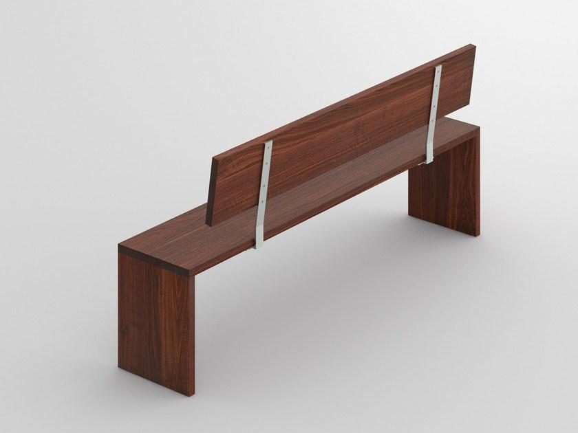 Vitamin Design Скамья из массива дерева со спинкой Mena sun-id-1409367 - Вид №2