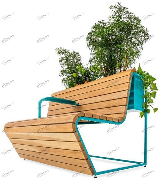 Nola Industrier Дубовая скамья со встроенной сеялкой Vilding sun-id-1467983