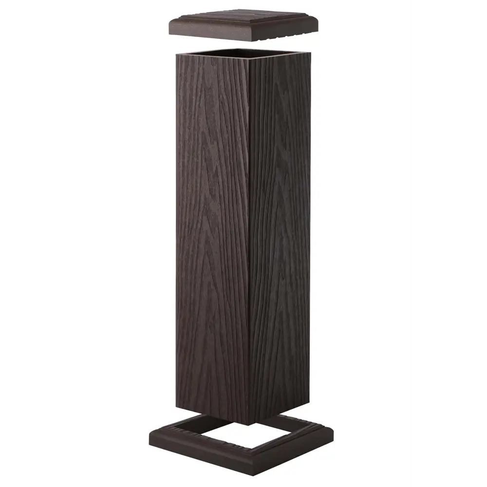 Столб T-DECKS для модульных ограждений 125×125×3000 мм венге 88779118 STLM-1012898 - Вид №6