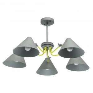 Потолочная люстра MW-Light Чили 1 711010105 серая MW-LIGHT ДИЗАЙНЕРСКИЕ, ЧИЛИ 187991 Серый