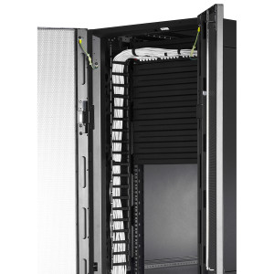 AR7722 Вертикальный однорядный кабельный организатор (пластиковые пальцы) для шкафов NetShelter SX 45U шириной 600мм (2 шт.) Schneider Electric