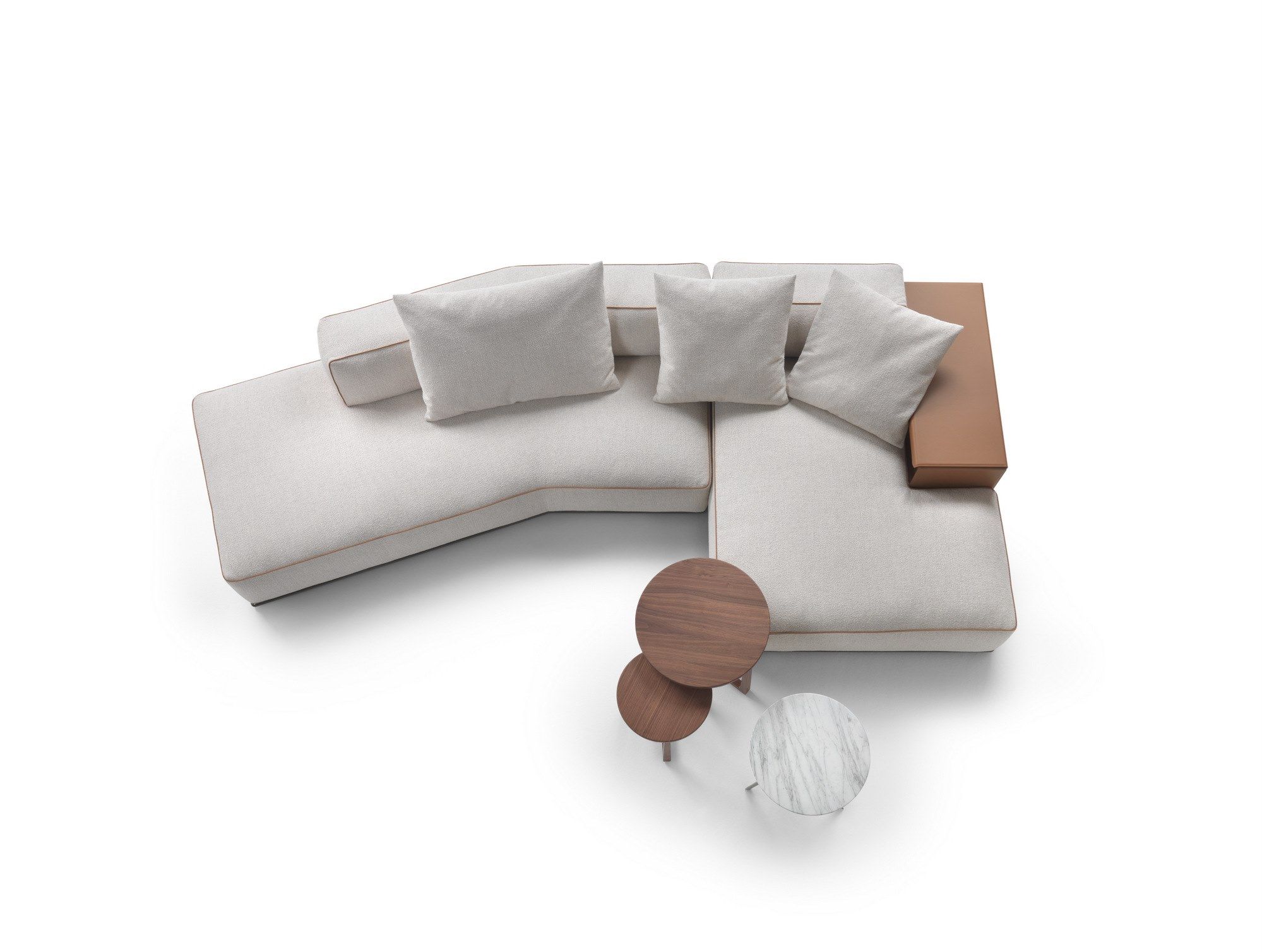 Тканевый диван с журнальной стойкой Flexform Perry ARCH-00141261 - Вид №13