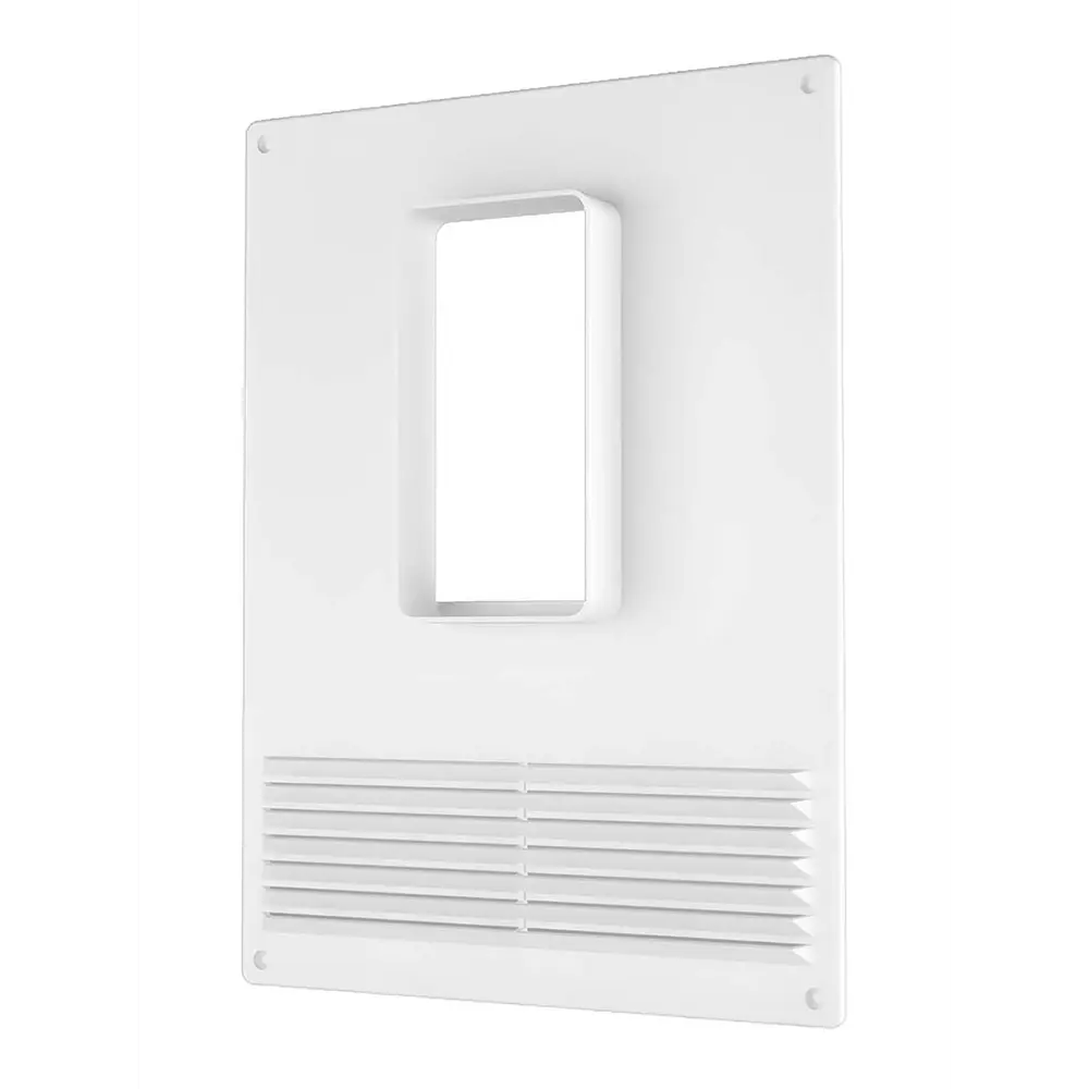 Вентиляционная решетка с вертикальным фланцем Fonet 180x250 мм пластик цвет белый STLM-2125897