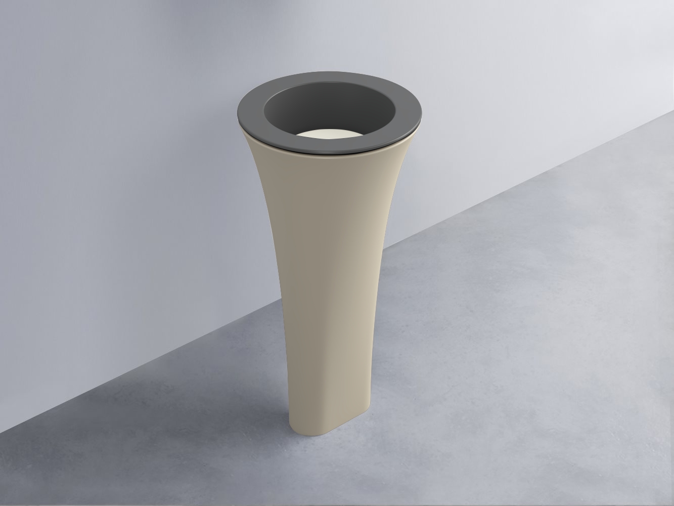 AMLA45-CM+AMPILT-TL+AMCOLT-LN Раковина Amedeo Tondo отдельностоящая cielo Enjoy + Amedeo Ceramica Cielo