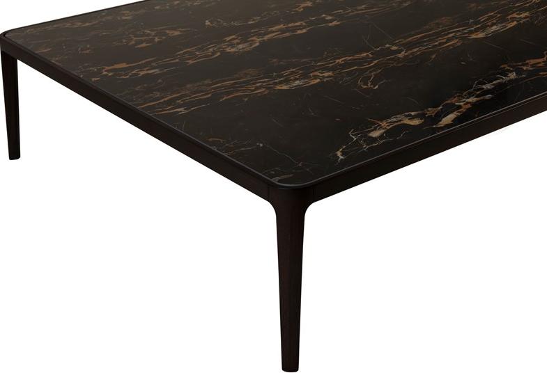 Tonin Casa Низкий квадратный журнальный столик из керамогранита sun-id-1500508 - Вид №2