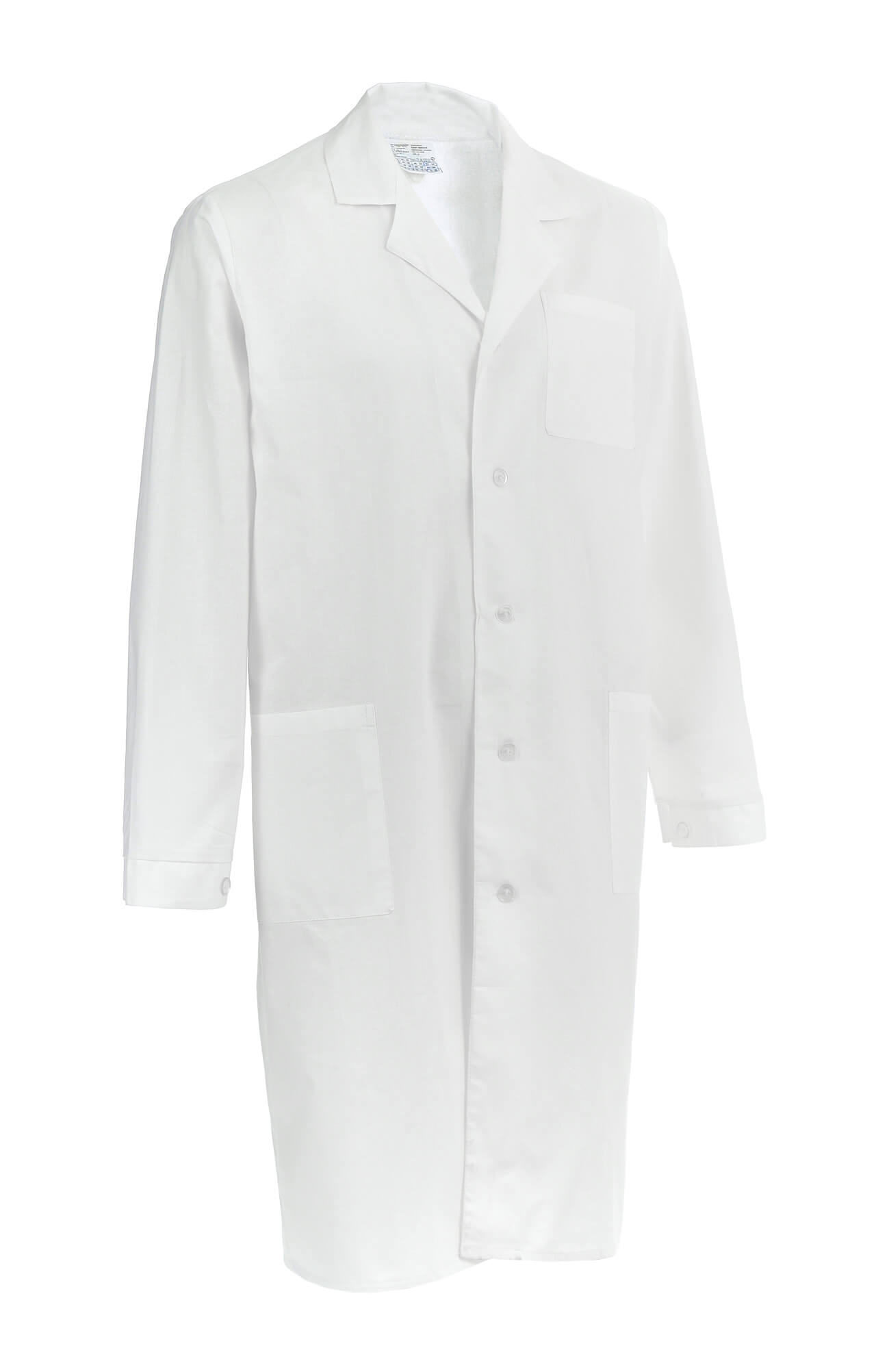 61729 Халат мужской белый  Медицинская одежда  размер 60-62/182-188 Спецодежда  - Вид №2