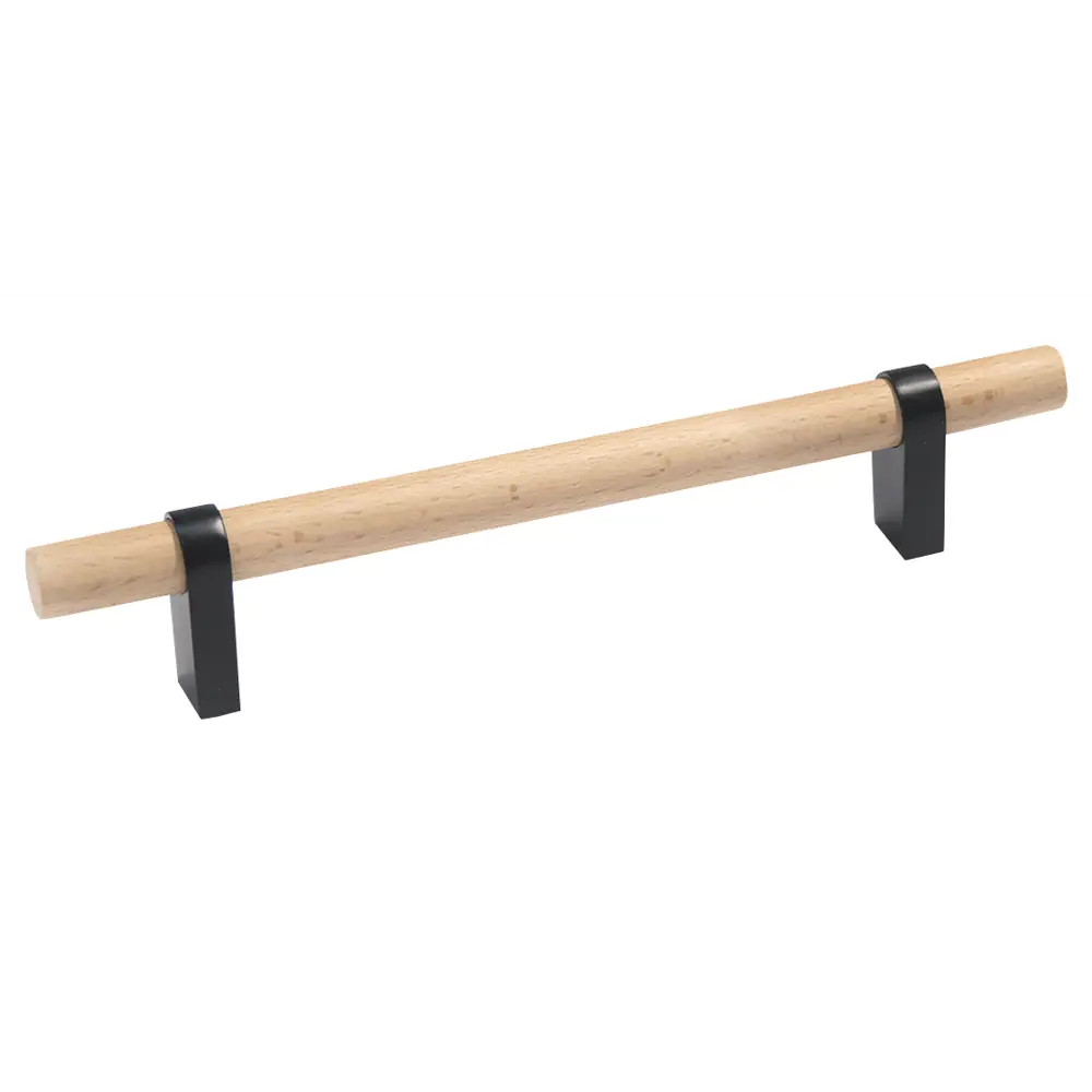 Мебельная ручка-скоба Yungi дерево 128 мм коричневый PALLADIUM STLM-2055642