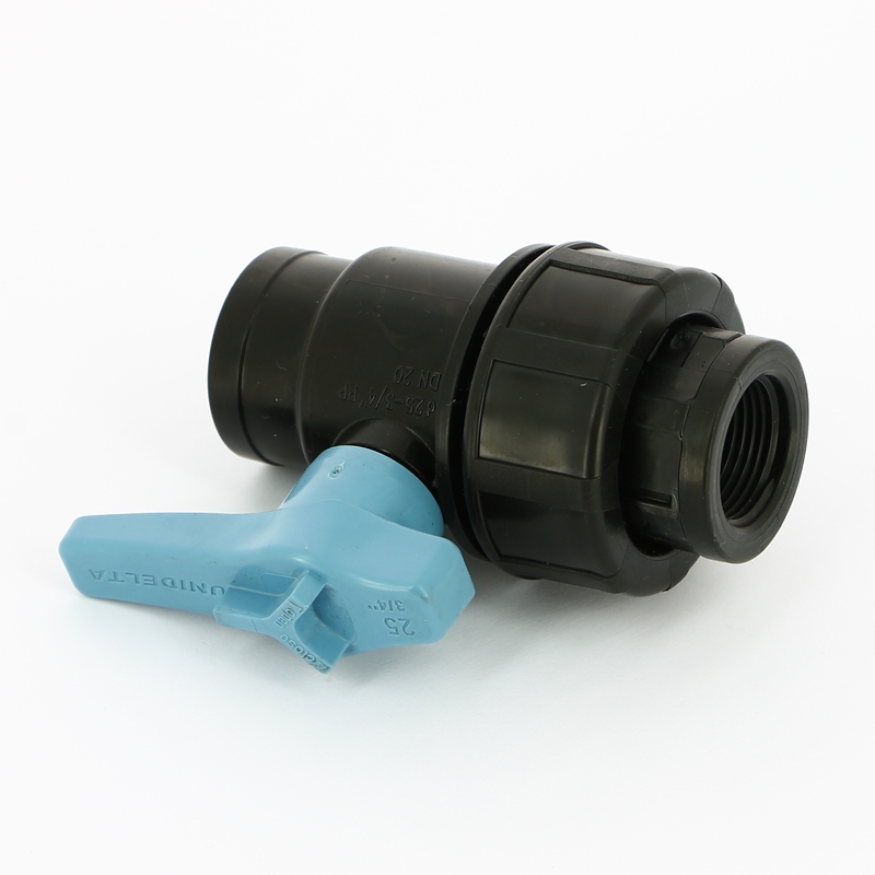 Кран ВВ Unidelta 3/4" для труб ПНД полипропилен PP-B 1073003003001 - Вид №3