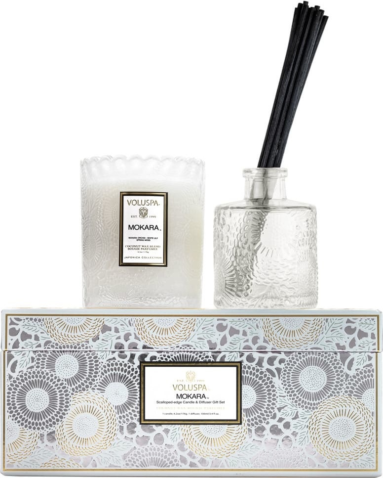 10664280 VOLUSPA Подарочный набор свеча и диффузор Voluspa "Орхидея" 