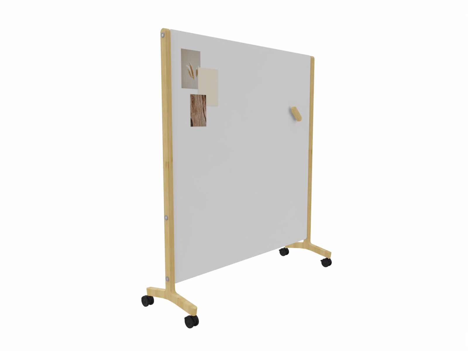 Эмалированная стальная офисная доска с колесами Cascando Round20 ARCH-00089396