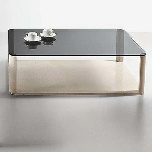 СТОЛИК КОФЕЙНЫЙ ИЗ СТЕКЛА MAHON 140X100 СМ