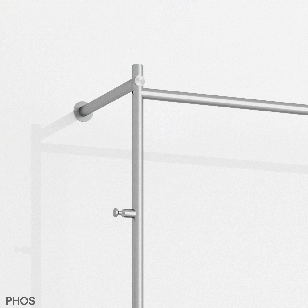 GL2-SR1000 Шкаф для прихожей с 2-х уровневой полкой для обуви PHOS  - Вид №1