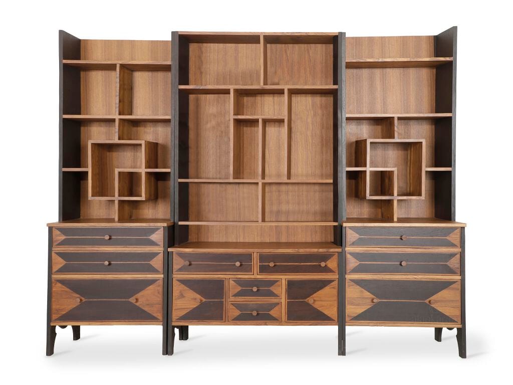 Самонесущий книжный шкаф из тикового дерева Alankaram KITAPLIK ARCH-00091731 - Вид №1