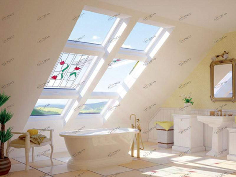 Fakro Мансардное окно Finestra a doppia apertura preselect sun-id-1447477