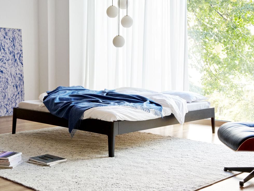 Деревянная двуспальная кровать Noah Living белье ARCH-00103819 - Вид №4