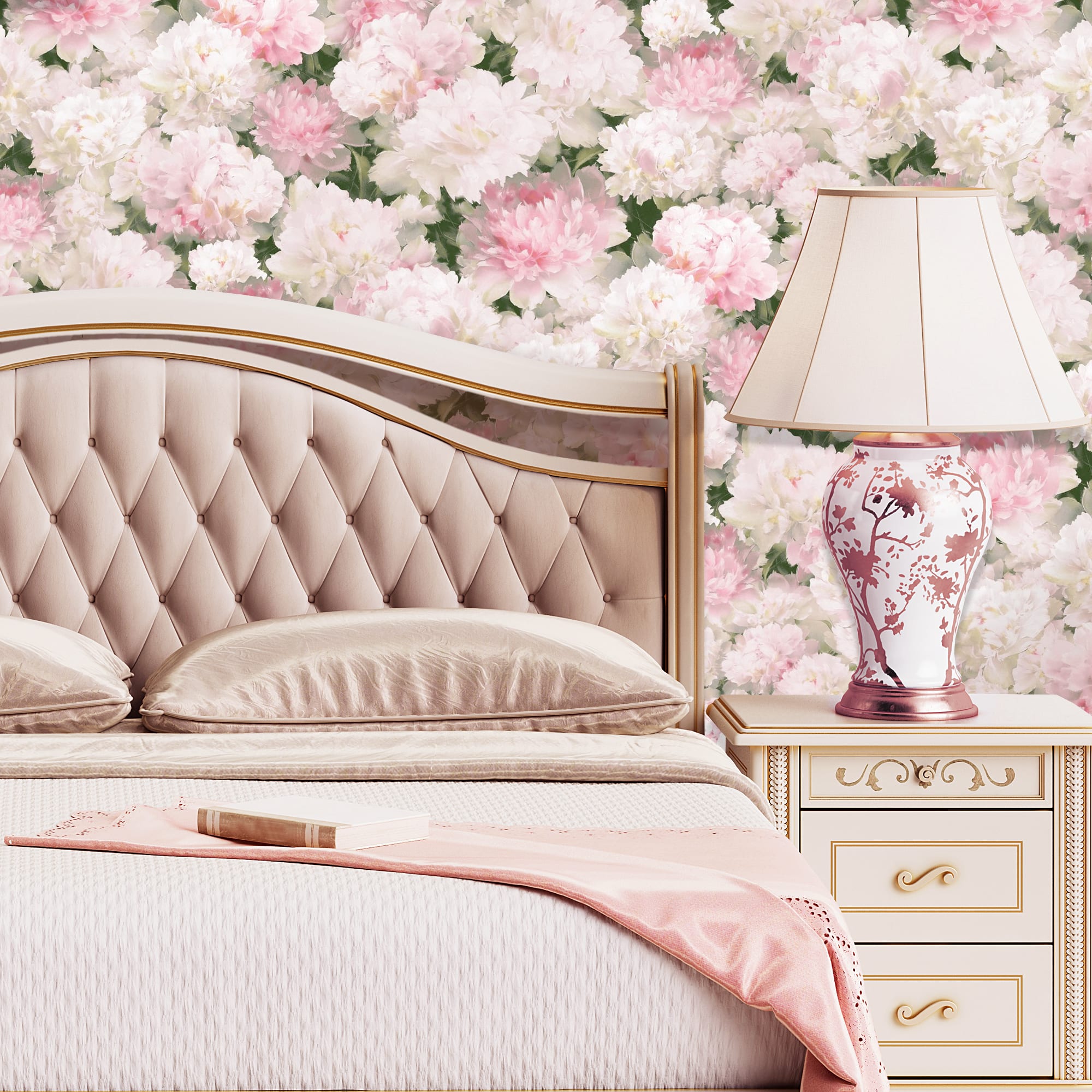 82938331 Обои бумажные розовые 0.53 м 645-03 Максима Santreyd  - Вид №2