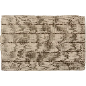 Коврик для ванной комнаты Lines 50х80 см цвет бежевый
