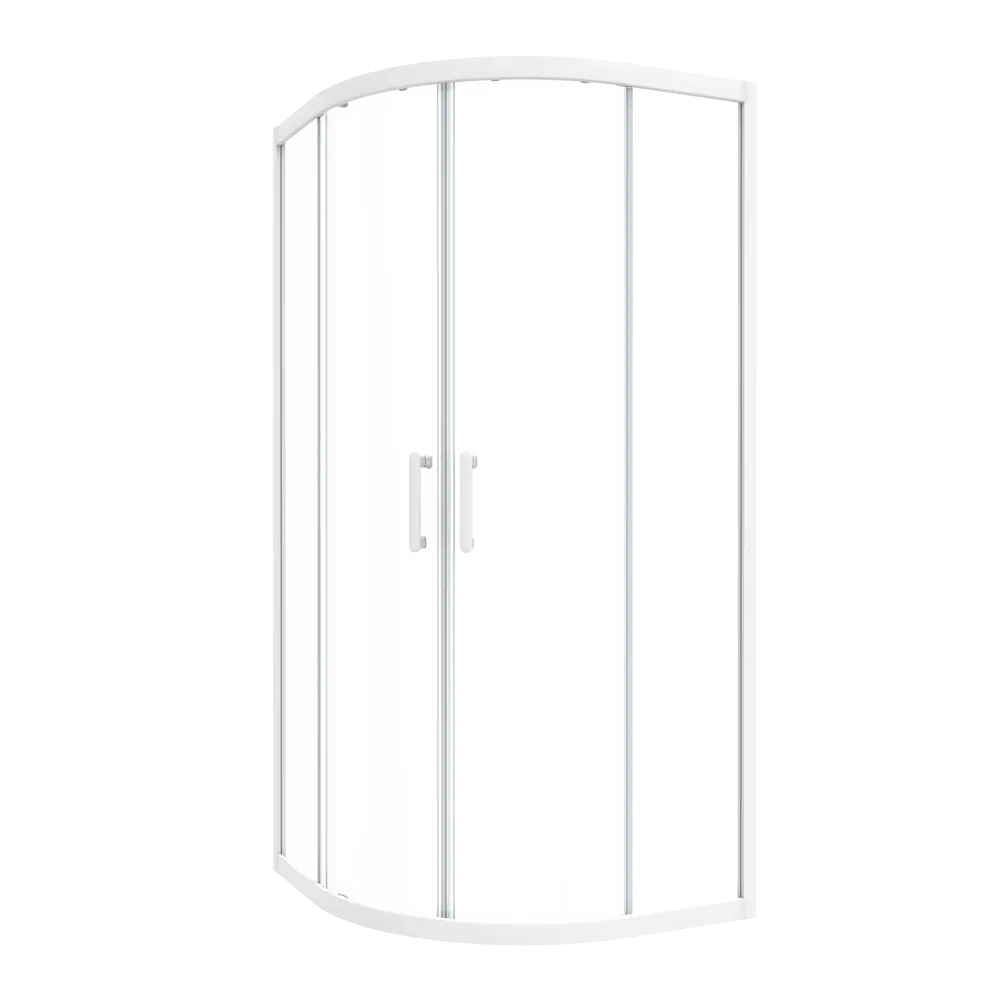 Комплект стекол для душевой ширмы Sensea Easy 1/4 круга 90x90 см прозрачное, цвет профиля на выбор 88103645 STLM-2132640 - Вид №5