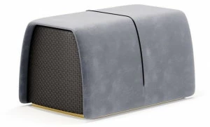 SM Living Couture Подставка для ног / скамейка из бархата и кожи Couture Pff_03