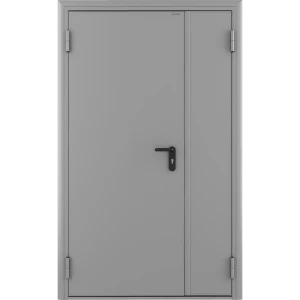 Дверь противопожарная EI60 115x205 см левая цвет светло-серый RAL7035