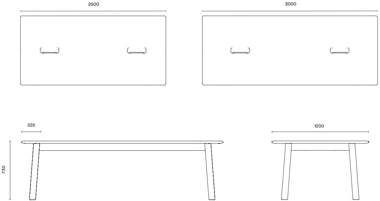 Hem Стол для конференций из дерева Alle sun-id-1486558 - Вид №5