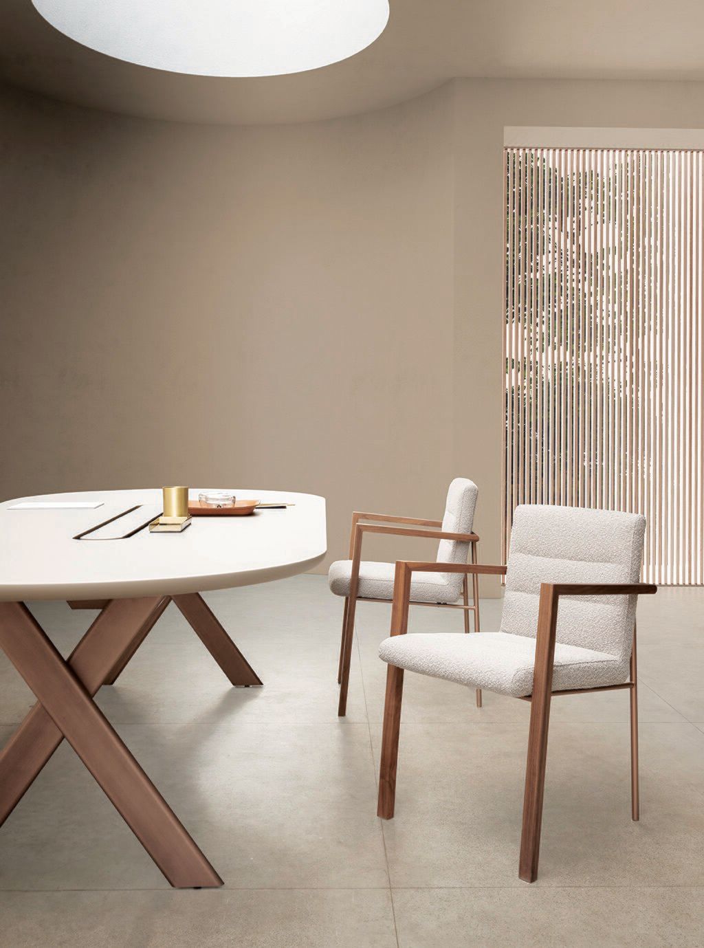 Мягкий тканевый стул с подлокотниками ESTEL GROUP VEGA ARCH-00095282 - Вид №3