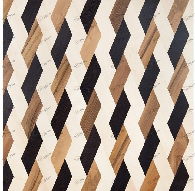 Palazzo Morelli Пол / стена из клена, венге, национального ореха Nouveau sun-id-1489645