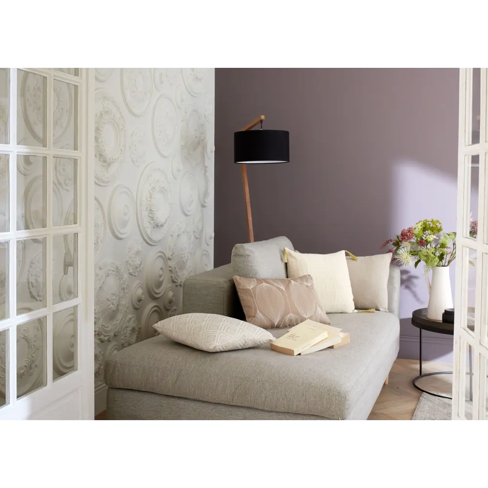 Розетка потолочная полиуретановая М61 D22.5 см 14323715 STLM-2072908 DECOFLAIR  - Вид №4
