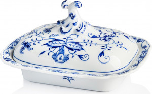 10572293 Meissen Масленка с крышкой 20см "Луковый декор" Фарфор