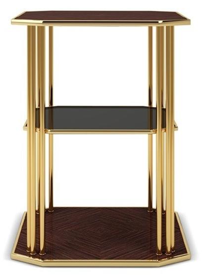 Porustudio Журнальный столик из латуни для гостиной sun-id-1477401 - Вид №2