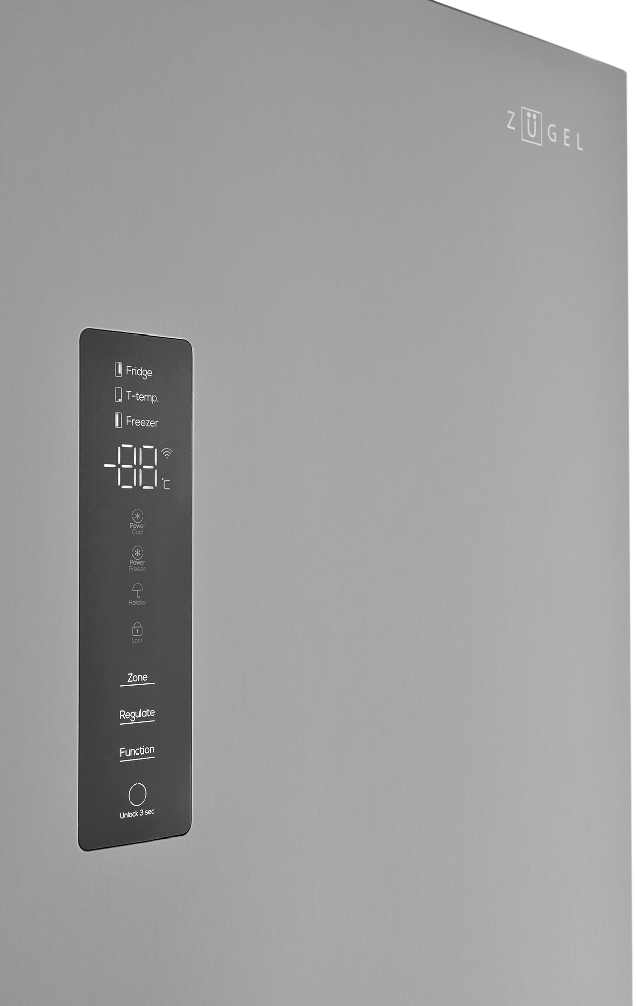 9235923 Холодильник Side by Side   ZUGEL ZRSSI540X Slot-In серебристый STDN-0079975 - Вид №11