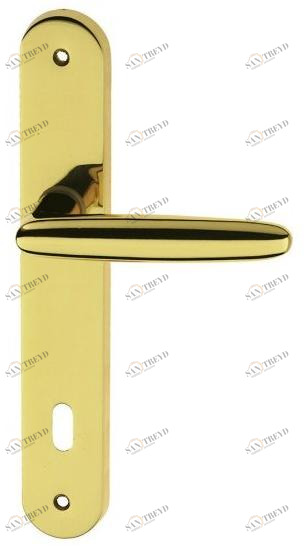 Pasini Ручка из латуни на пластине с накладкой  2790 