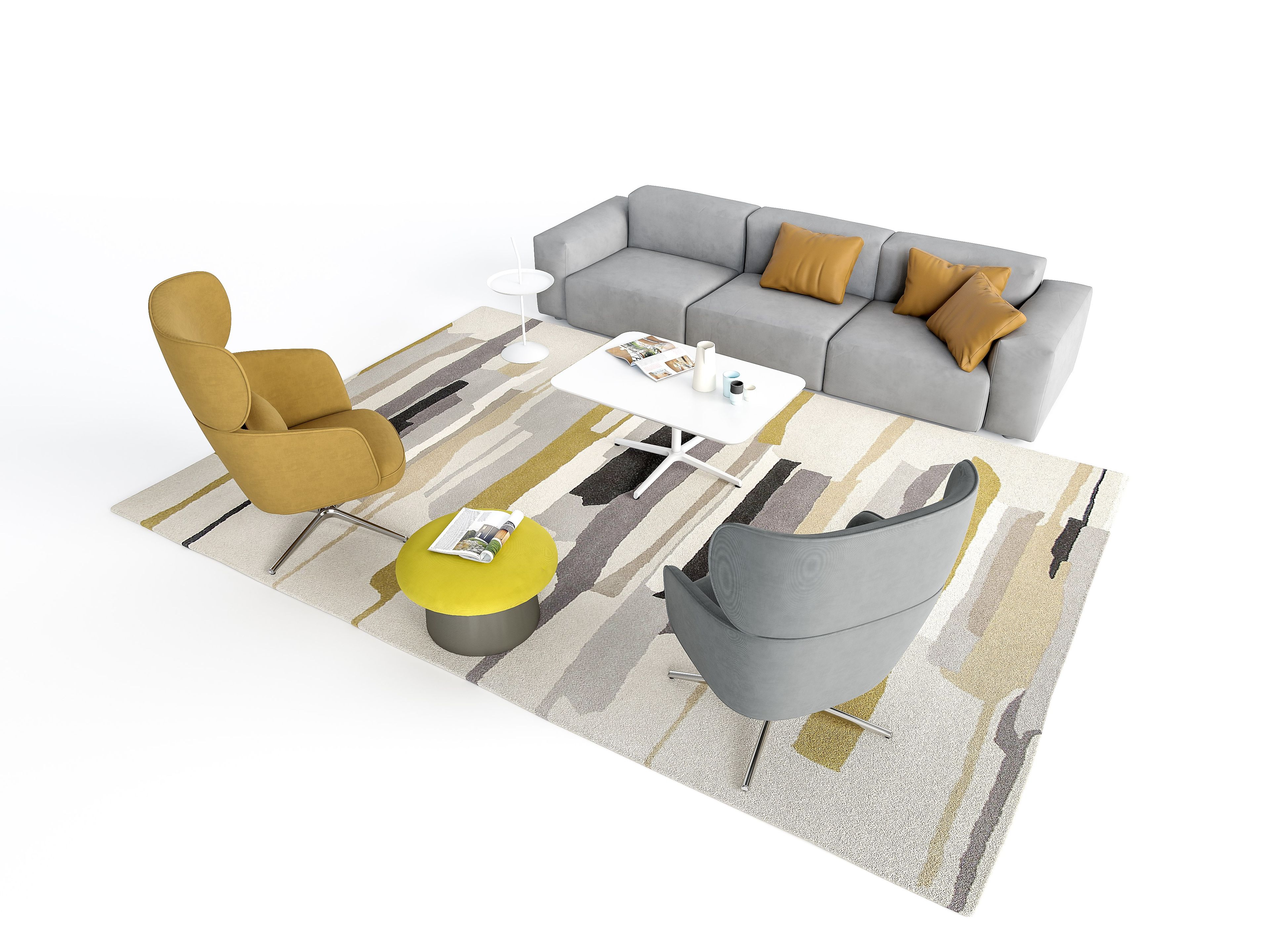 Тканевое кресло с подлокотниками Grado Design Beos ARCH-00077261 - Вид №15