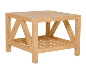 Квадратный стол из тикового дерева