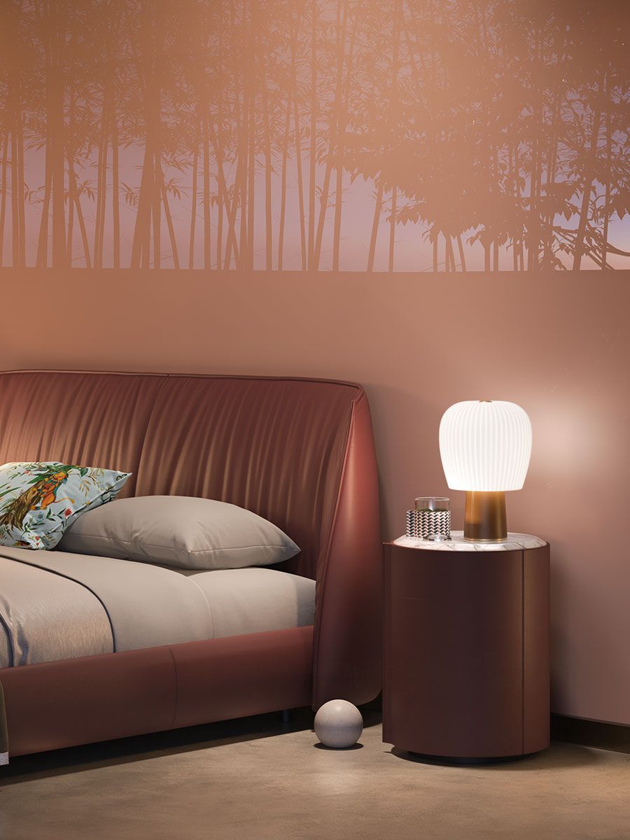 Светодиодная настольная лампа из дутого стекла Poltrona Frau NYMPH ARCH-00054167 - Вид №1