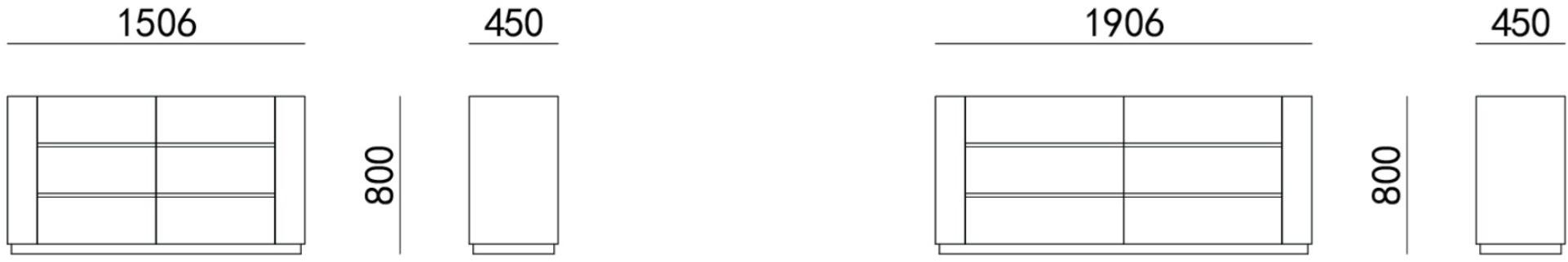 HC28 Cosmo Комод из дерева Bella 52c005 - Вид №1