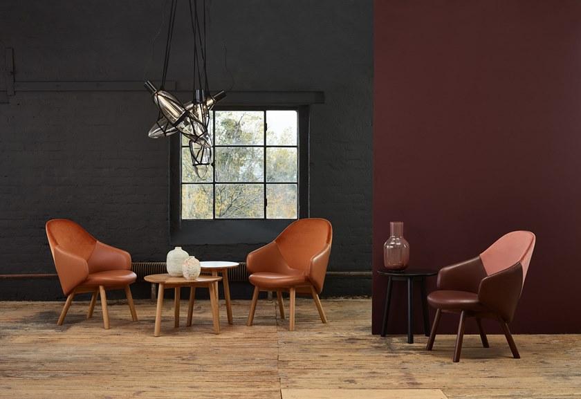 TON Кожаное кресло с подлокотниками Albu sun-id-1428325 - Вид №6