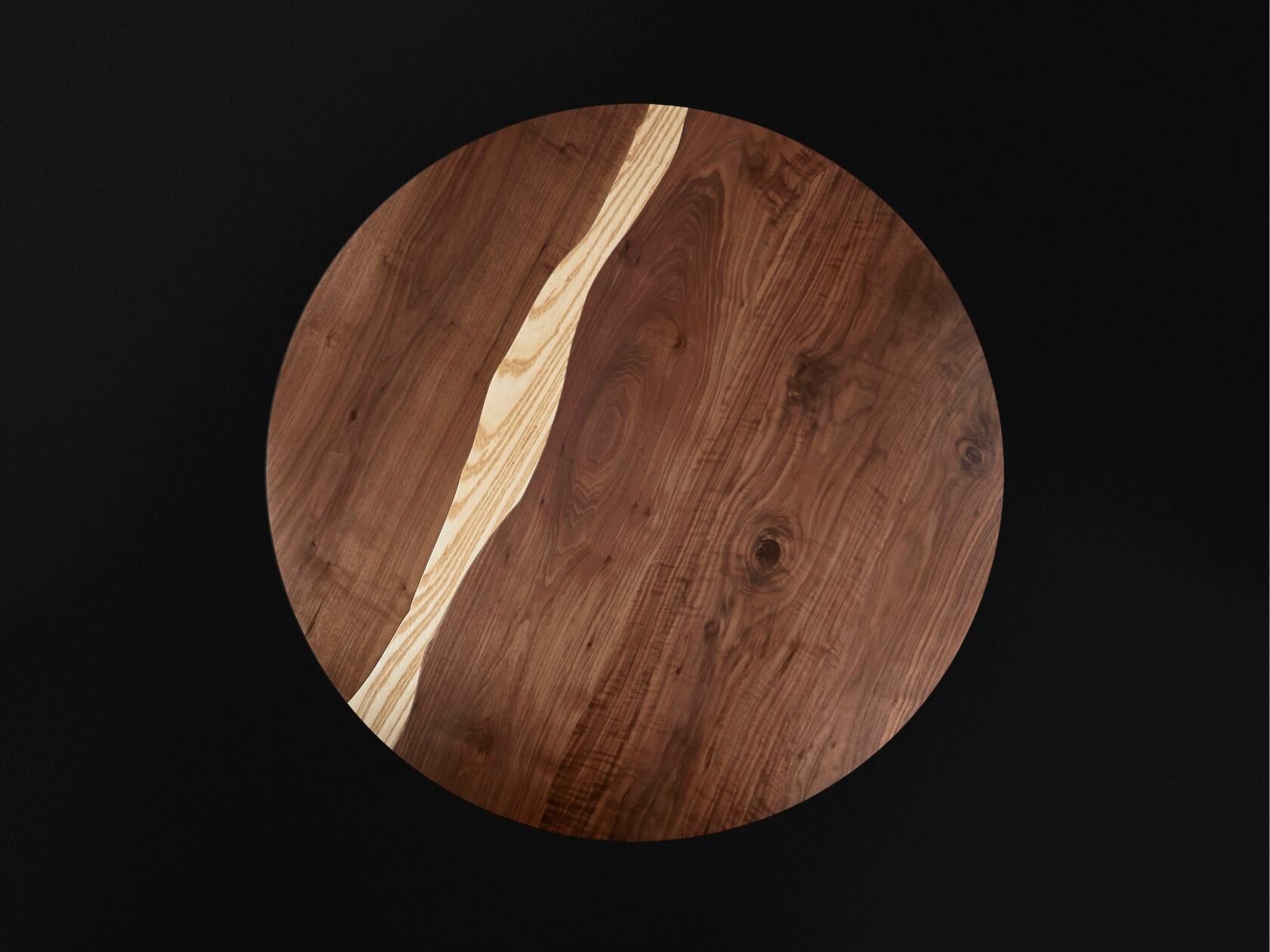 Круглый стол из грецкого ореха на заказ Il Pezzo Mancante кусок 6 ARCH-00044885 - Вид №3