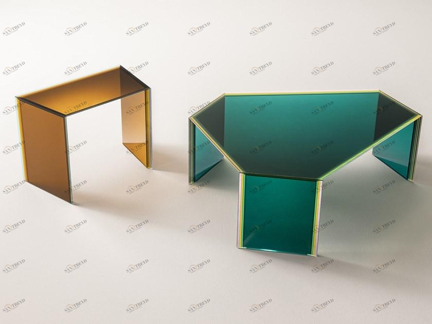 Glas Italia Хрустальный журнальный столик Bisel sun-id-1414430