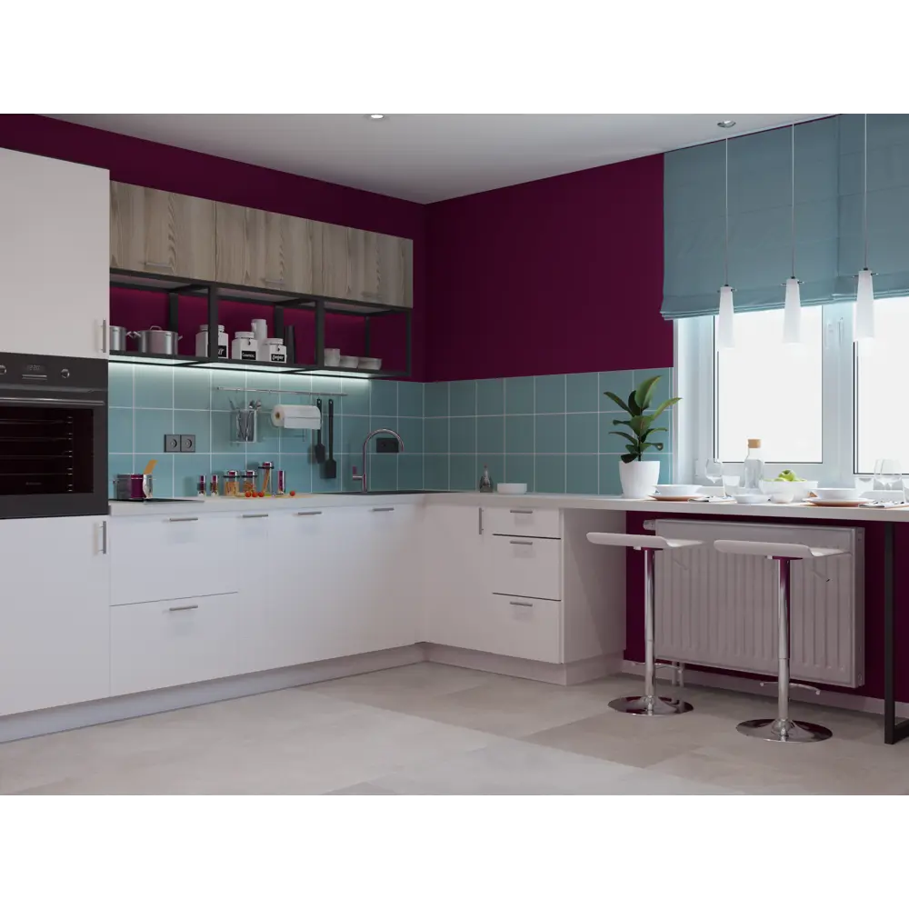 Обои флизелиновые Inspire фуксия 0.53х10 м эффект окрашенных стен STLM-2135028 - Вид №2