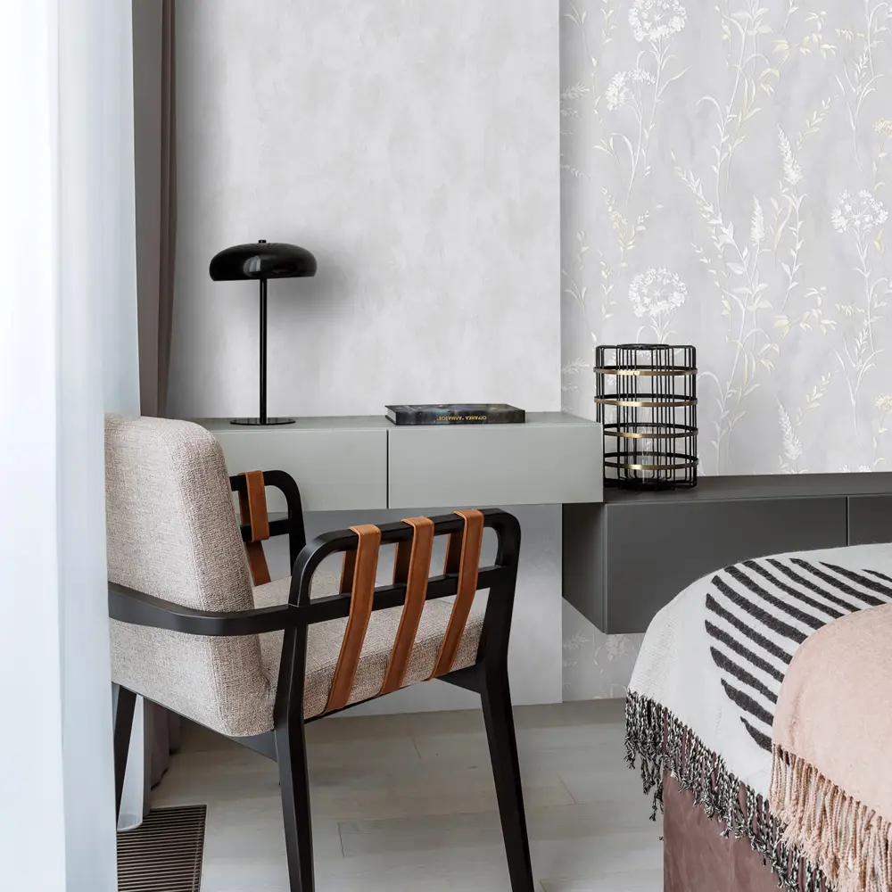 Обои флизелиновые Erismann Линда серые 1.06 м ЭР60905-02 STLM-2109901 - Вид №5