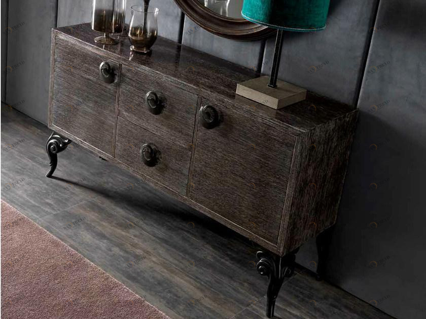 CorteZari Буфет из дуба с ящиками Zoe gold 407