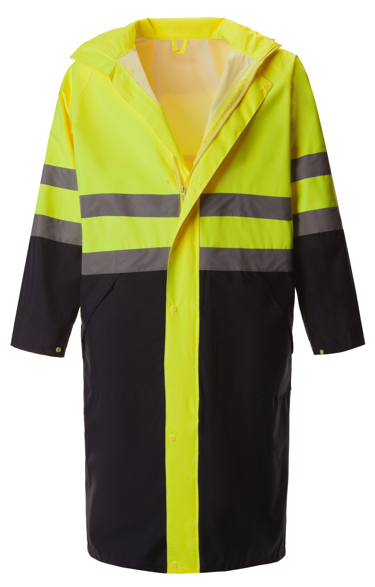 5040615 Плащ Альбатрос + УЦЕНКА лимонный темно-синий  Непромокаемая спецодежда  размер XXXL  - Вид №2