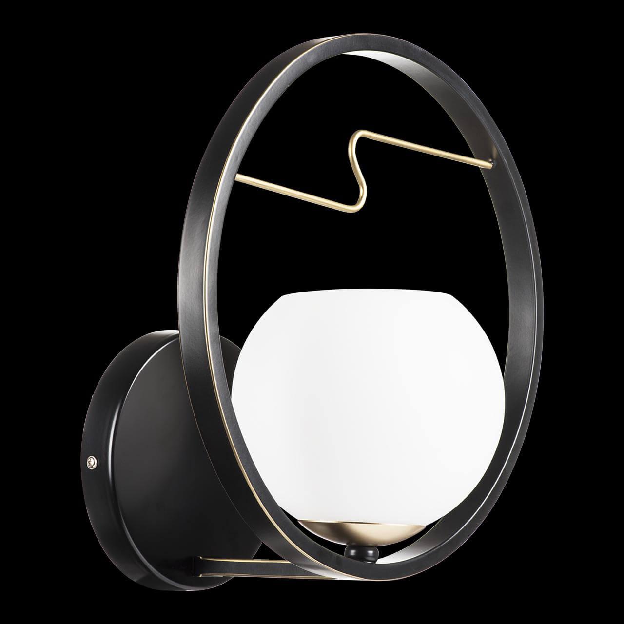 Бра со стеклянным плафоном белое Enna 762617 LIGHTSTAR ENNA 00-3930044 Белый;черный  - Вид №1